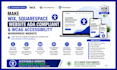 make wix squarespace website ada compliant wcag accessibility wordpress website