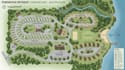 design 2d site plan, 3d landscape render, rv park, campground subdivision layout