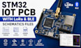 create stm32 iot pcb with lora ble and schematics files