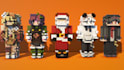 build your minecraft skin into statue