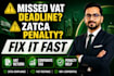 fix missed vat deadlines, zatca issues and tax filing problems, bookkeeping, vat