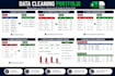 clean excel spreadsheet, excel data cleaning, data cleanup