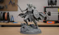 sculpt 3d character modeling, 3d action figure, statue model for 3d printing