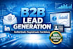 build targeted b2b lead generation and verified prospect