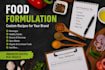 create custom food formulations and beverage recipes