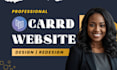 do carrd landing page design carrd website redesign carrd website design carrd