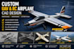 design custom rc airplane and uav cad models