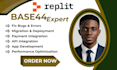 build deploy and fix replit apps and base44 web apps ai integration
