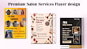 professional salon flyer design