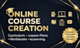 design online course content curriculum  elearning course development
