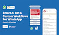 setup whatsapp business API with chatbot and broadcast automation
