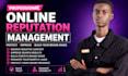 do online reputation management, reverse SEO  suppress negative link