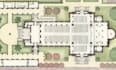 do church floor plan and 3d layout and architectural drawing with 3d modeling