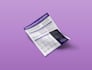 design a meaningful one pager in canva or adobe illustrator