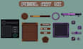 pixel art ui game asset pixel icon packs rpg game hud pixel tileset health bars