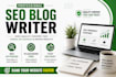 write SEO optimized blog articles that rank on google