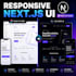 convert figma to react nextjs responsive UI