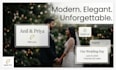create a luxury digital wedding invitation website with rsvp