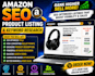 optimize amazon  listing with SEO and keyword research