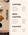 create modern restaurant menus