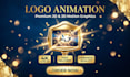 create custom logo intro animation, 2d 3d intro video