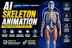 create viral ai skeleton youtube shorts scripts in dr data style
