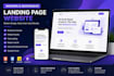 create a modern responsive landing page website
