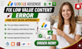fix google adsense low value content error for fast blog approval