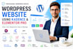 design modern wordpress website using kadence elementor pro divi breakdance
