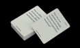 design conversational starter positive affirmation card flash cardbox and mockup
