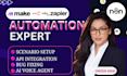 setup make automation, n8n automation, vapi ai voice agent ai automation
