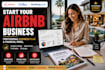 airbnb short term rental property management business plan financial model