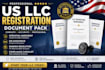 provide US llc formation document package for startups