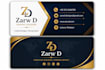 create modern business card design with logo