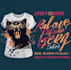 create a custom graphic streetwear t shirt design