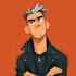 illustrate a pro cartoon character design