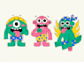 design cute cartoon characters