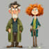 illustrate cartoon character design