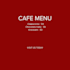 professional restaurant menu and food poster design