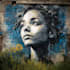 make a modern street art graffiti logo