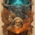 draw a fantasy book cover illustration