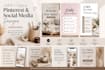 design aesthetic pinterest pins in canva