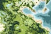make unique hand drawn map vector illustration
