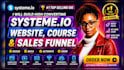 setup systeme io website systeme io sales funnel systeme io online course funnel