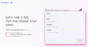 build a responsive react frontend website with tailwind CSS