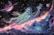 create high quality cosmic illustrations
