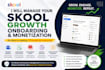 manage your skool growth onboarding and monetization