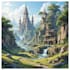 design detailed fantasy landscapes and environments