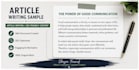 write creative content, articles and translations