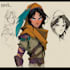 create character concept art for games